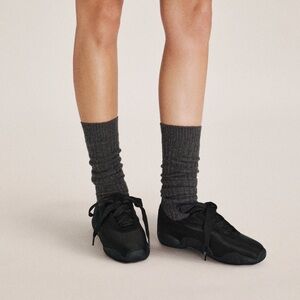 JW PEI Flavia Ballerina Sneakers New Size 8 Black